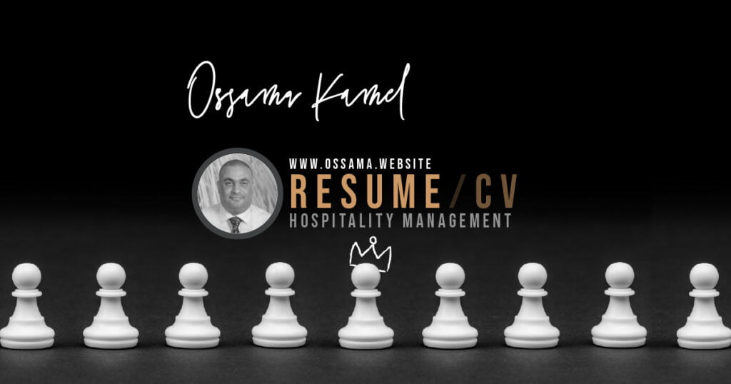 Hotelier Resume / Curriculum Vitae [Cv] ~ %Focuskw% | %Seo_Title%